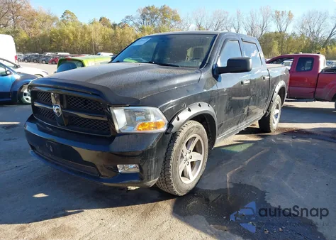 2012 Ram 1500 St from USA, damaged, VIN 1C6RD7KT0CS139928